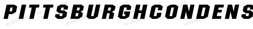 PittsburghCondensed Regular字体转换